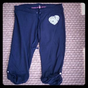 Twisted Heart cropped sweats